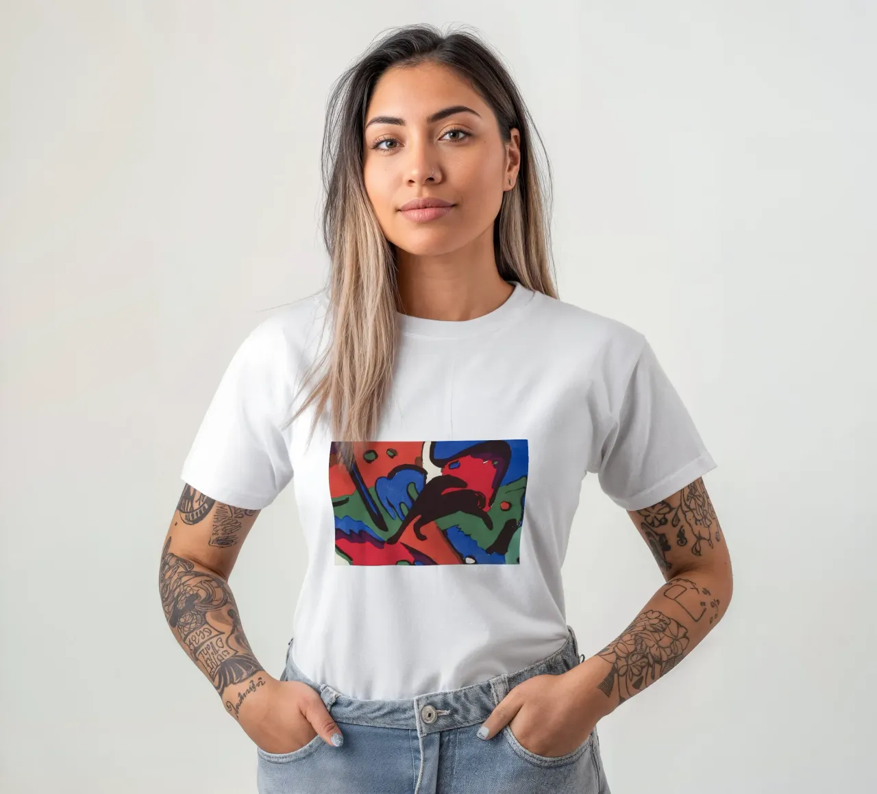 Franz Marc - Il cavaliere azzurro (Der Blaue Reiter) t-shirt da Timeless Artworks