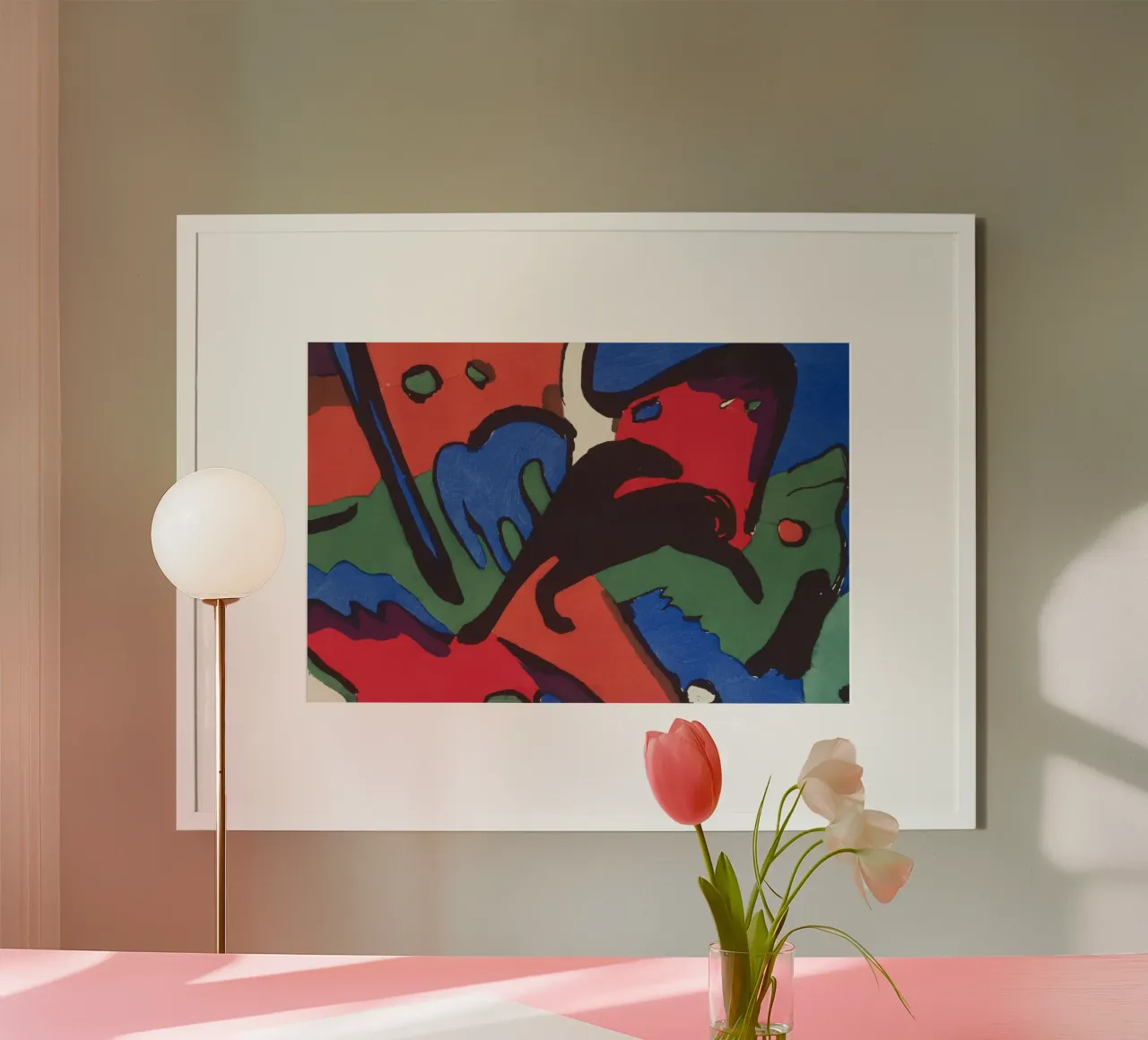 Franz Marc - Il cavaliere azzurro (Der Blaue Reiter) carta hahnemühle da Timeless Artworks