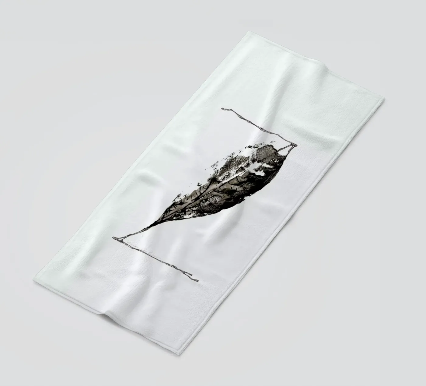 Z beach towel by Marina Guiu