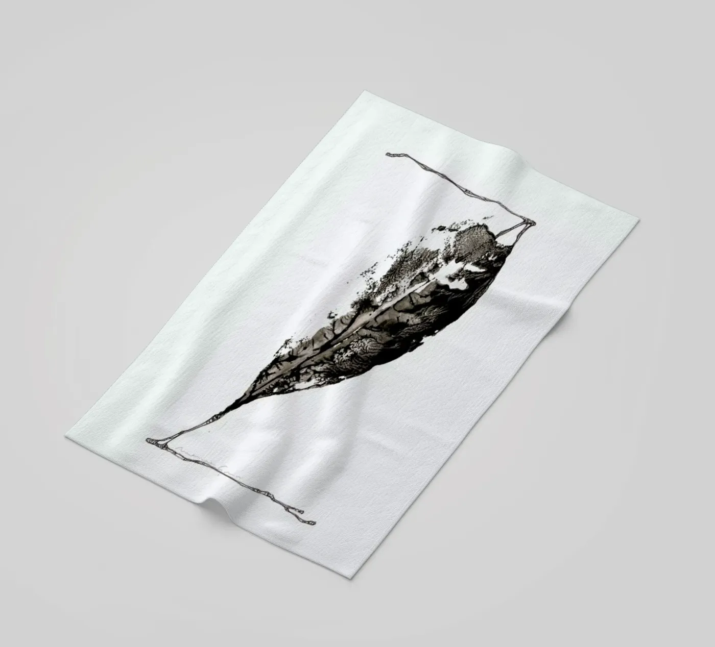 Z beach towel by Marina Guiu
