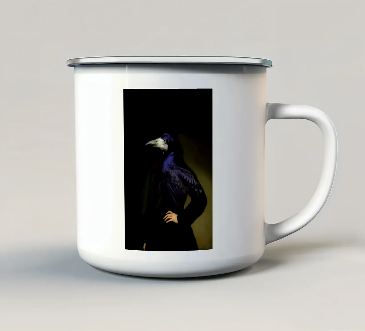 The Night Watch tazza in smalto da Tein Lucasson