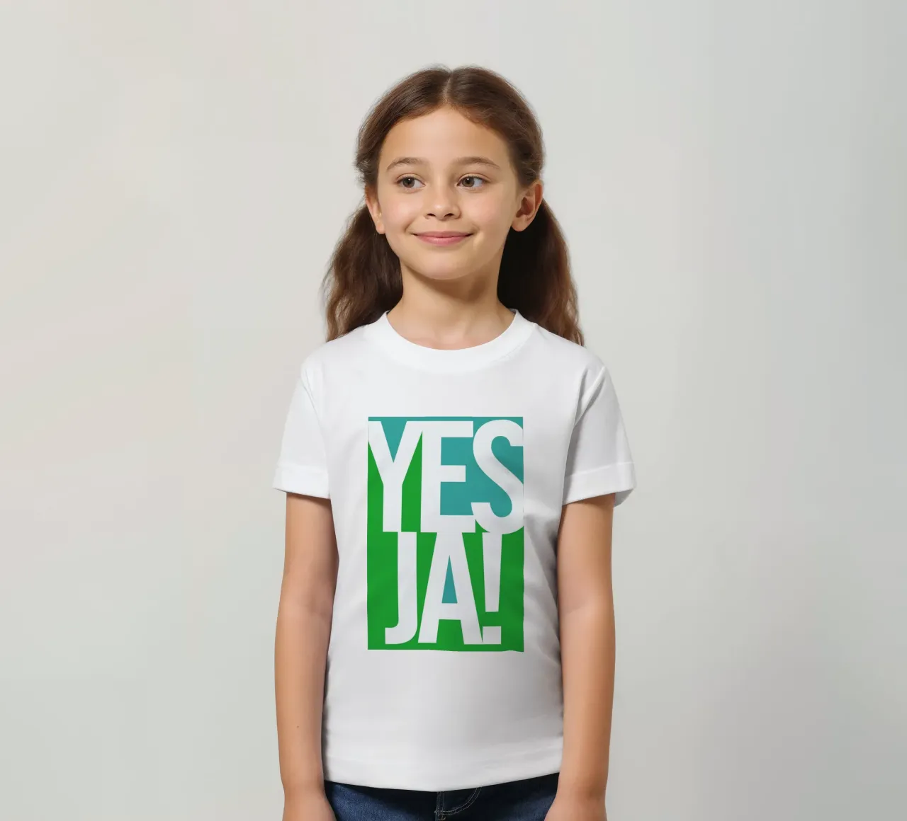Ja! t-shirt bambini da Bo Lundberg