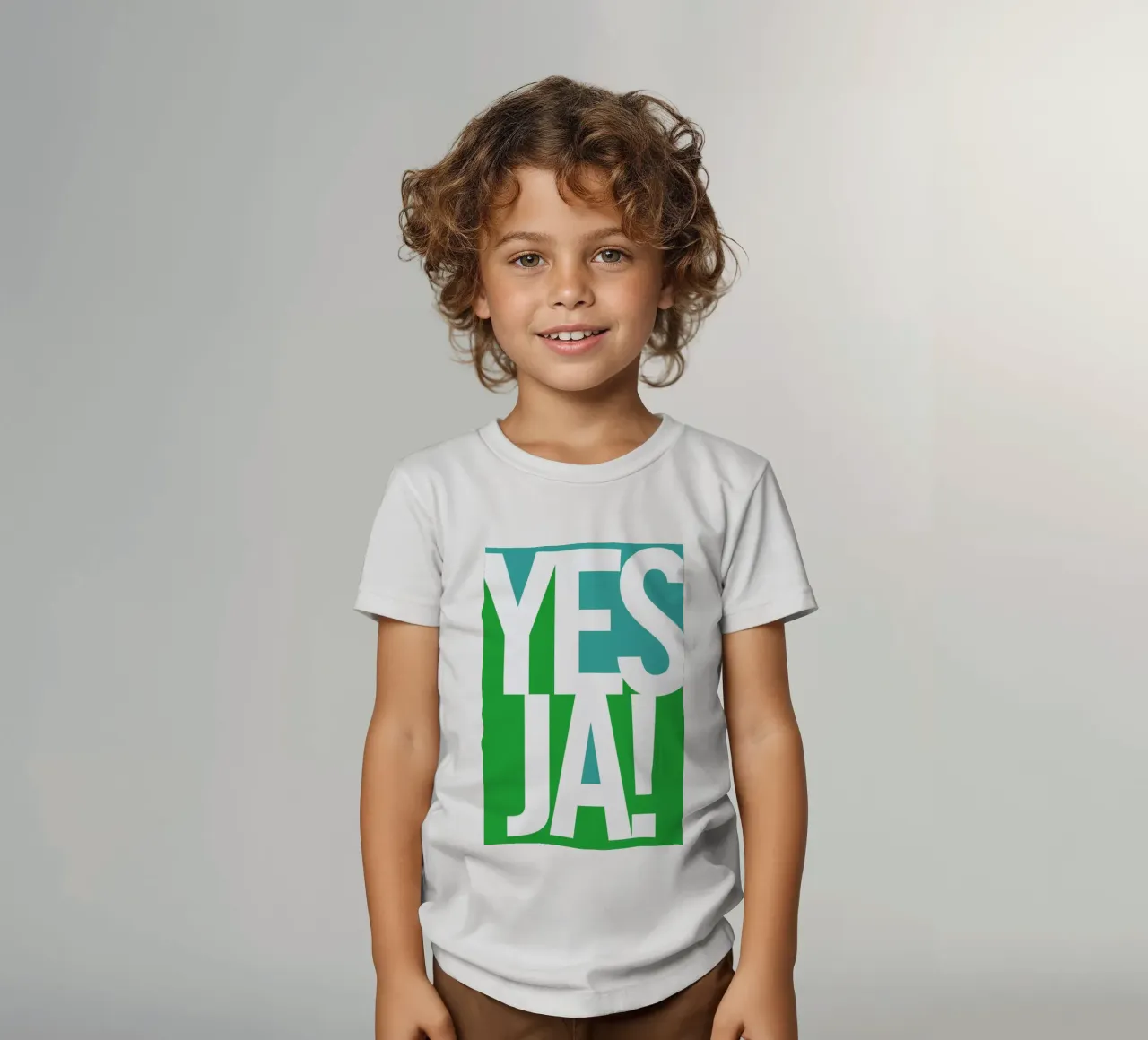 Ja! t-shirt bambini da Bo Lundberg