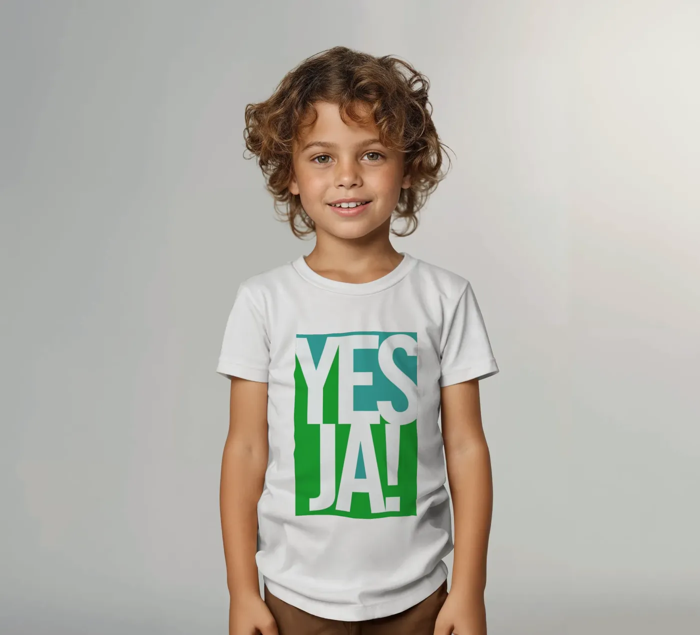 Ja! t-shirt bambini da Bo Lundberg
