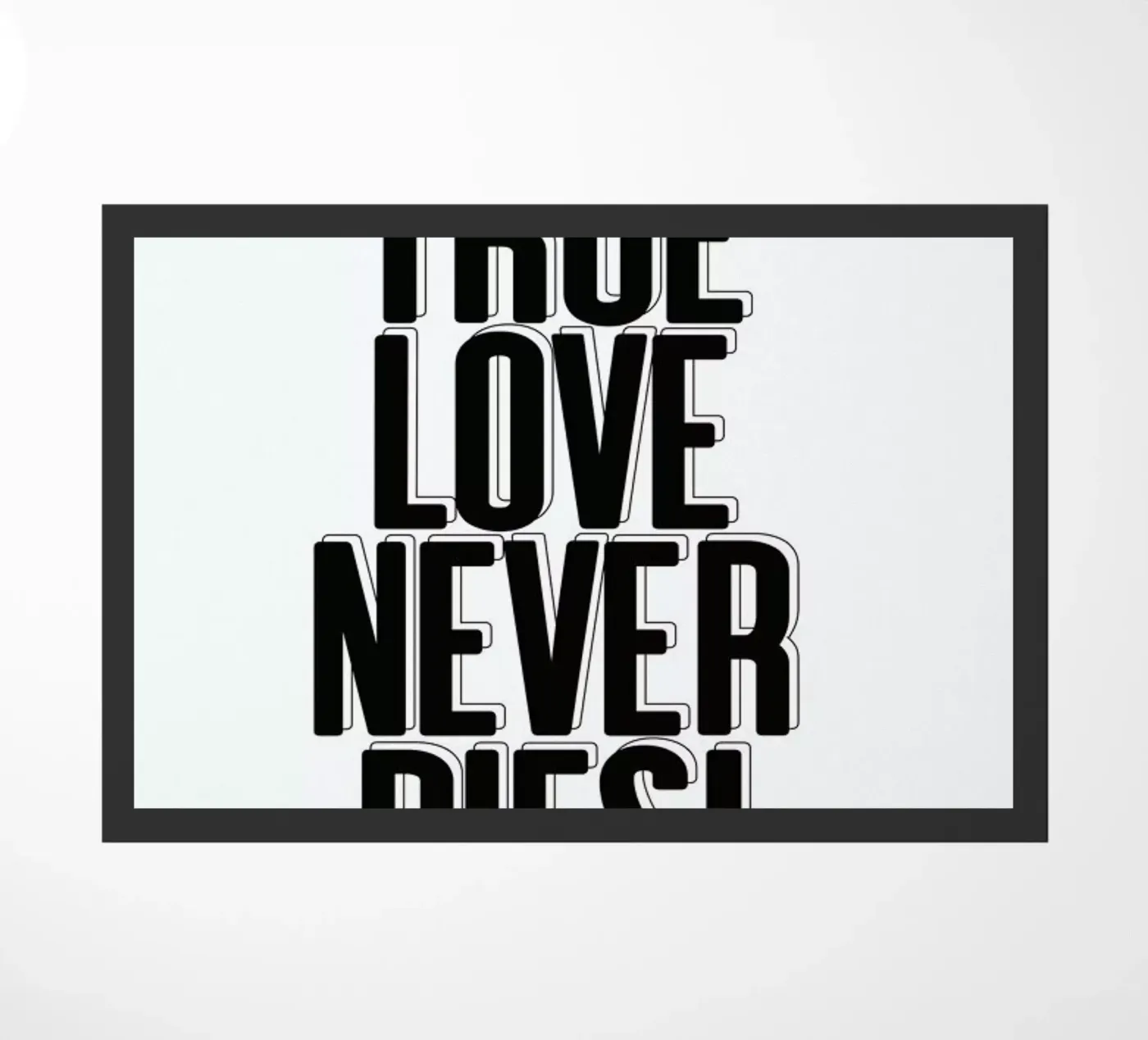 True Love deurmat van Honeymoon Hotel