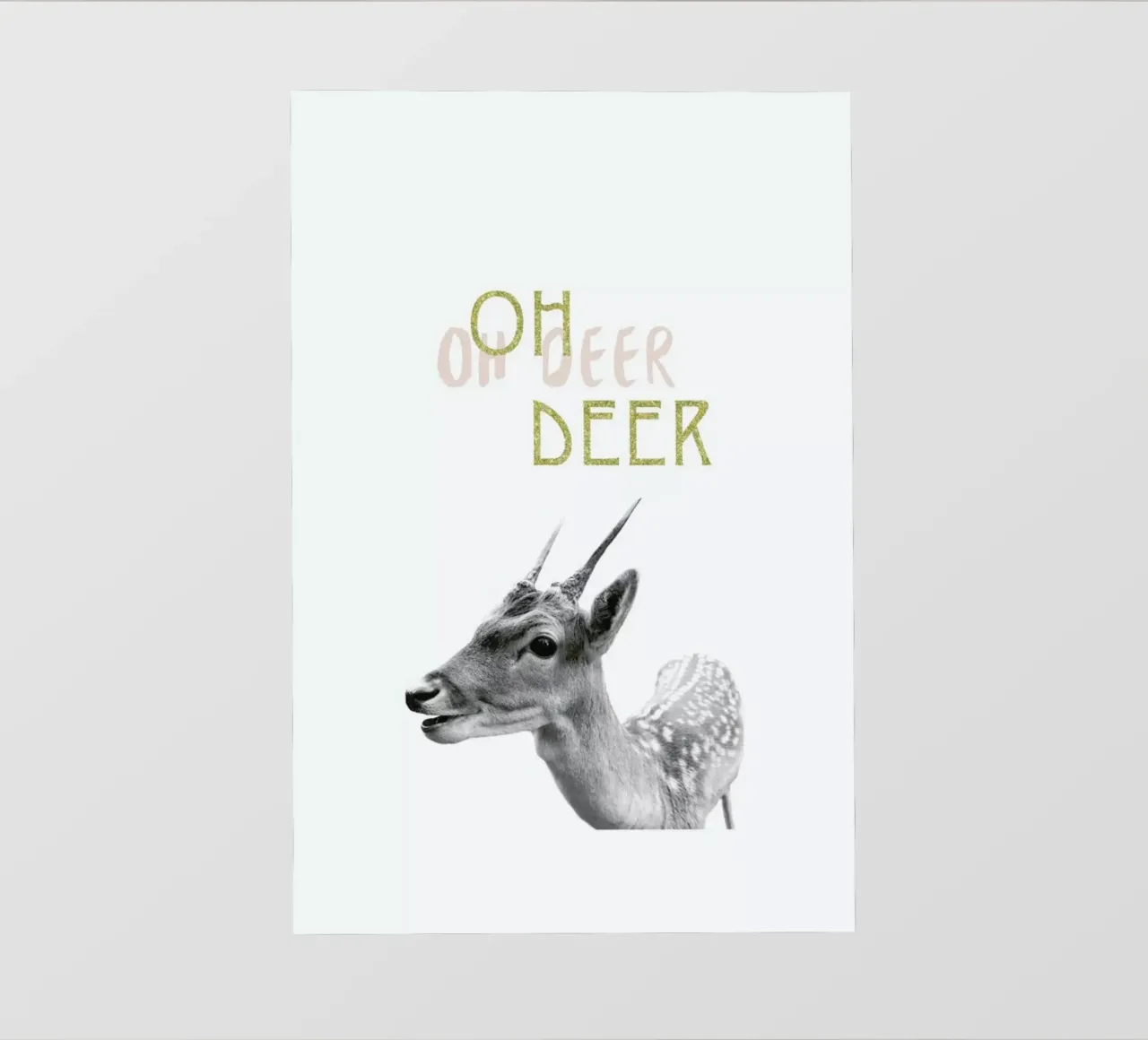 Oh Deer telo in pvc da Sabrina Ziegenhorn