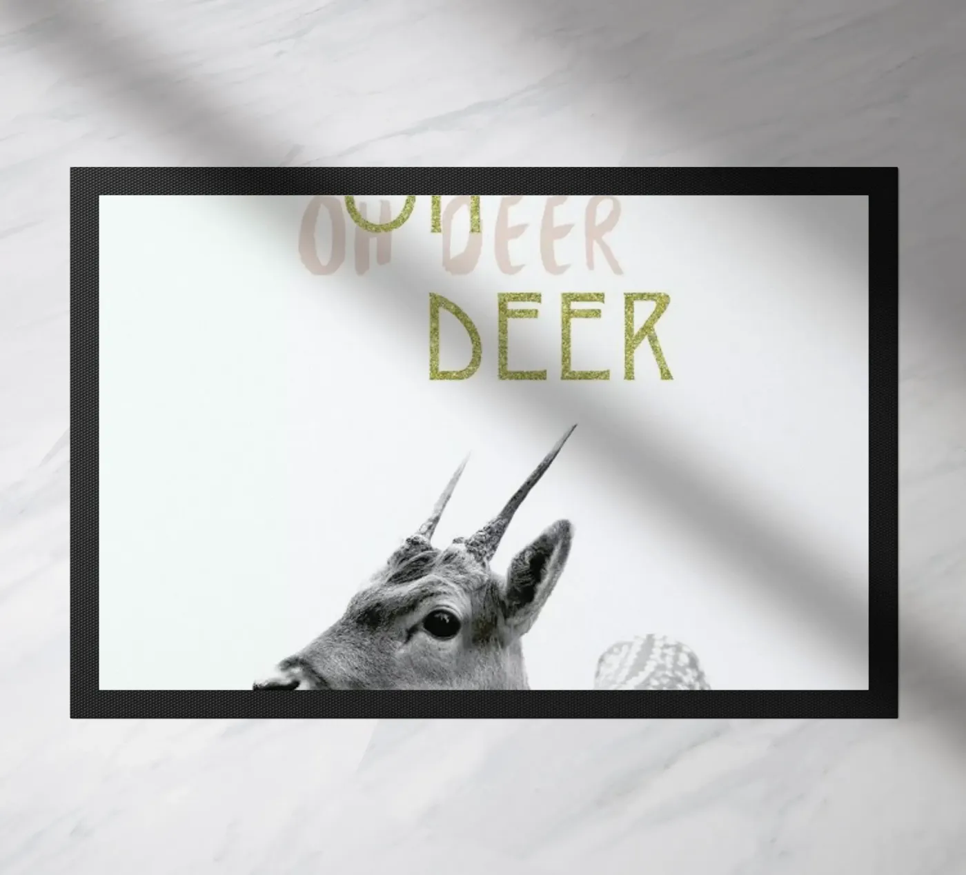 Oh Deer doormat by Sabrina Ziegenhorn