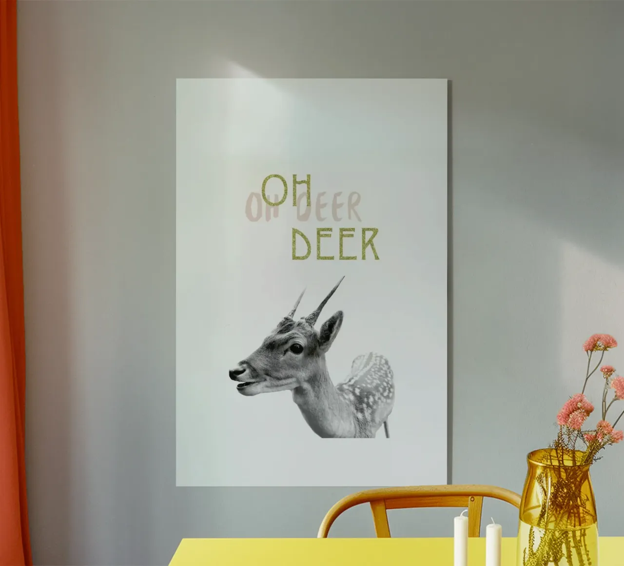 Oh Deer plexiglass da Sabrina Ziegenhorn