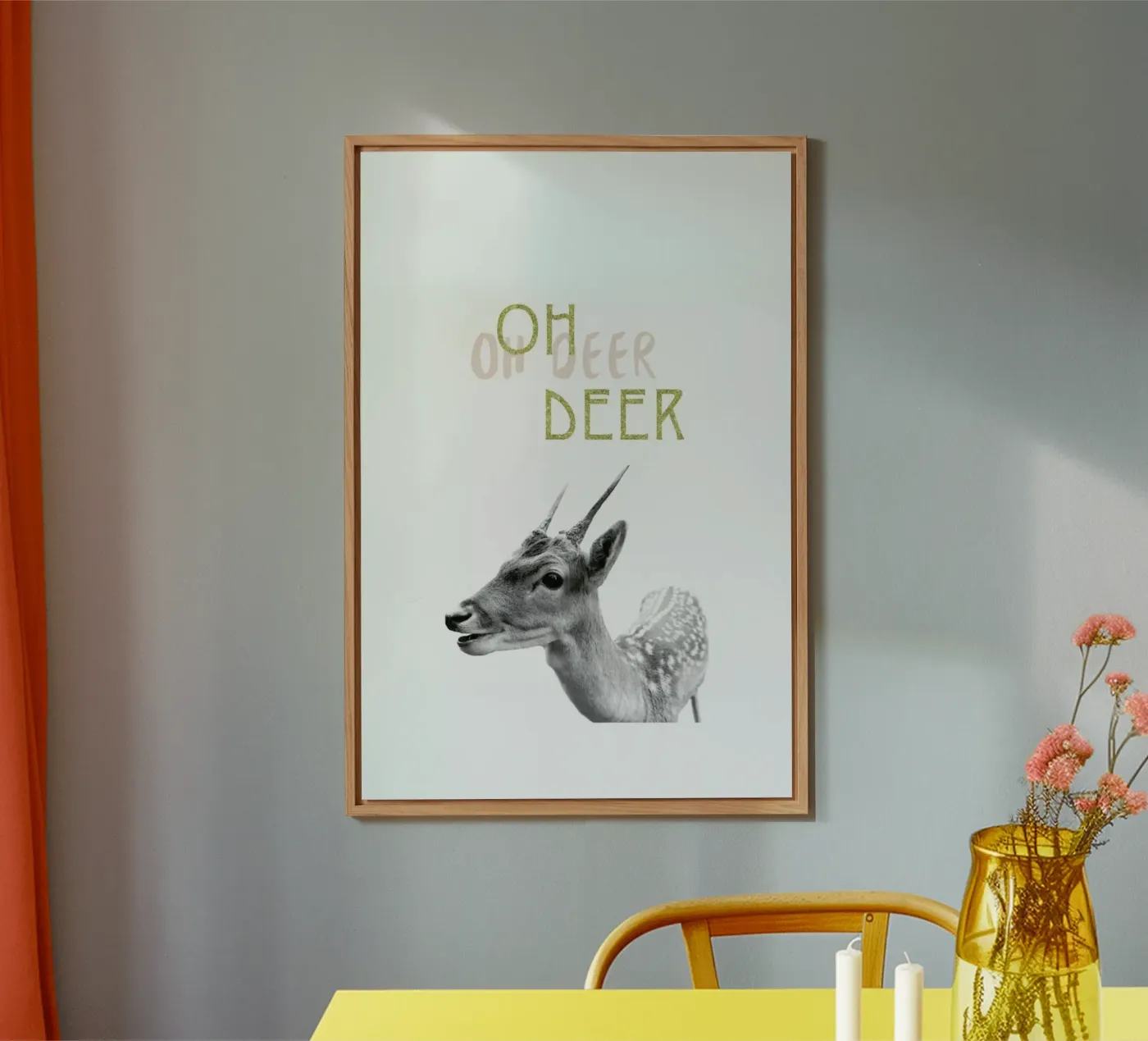 Oh Deer alluminio dibond da Sabrina Ziegenhorn