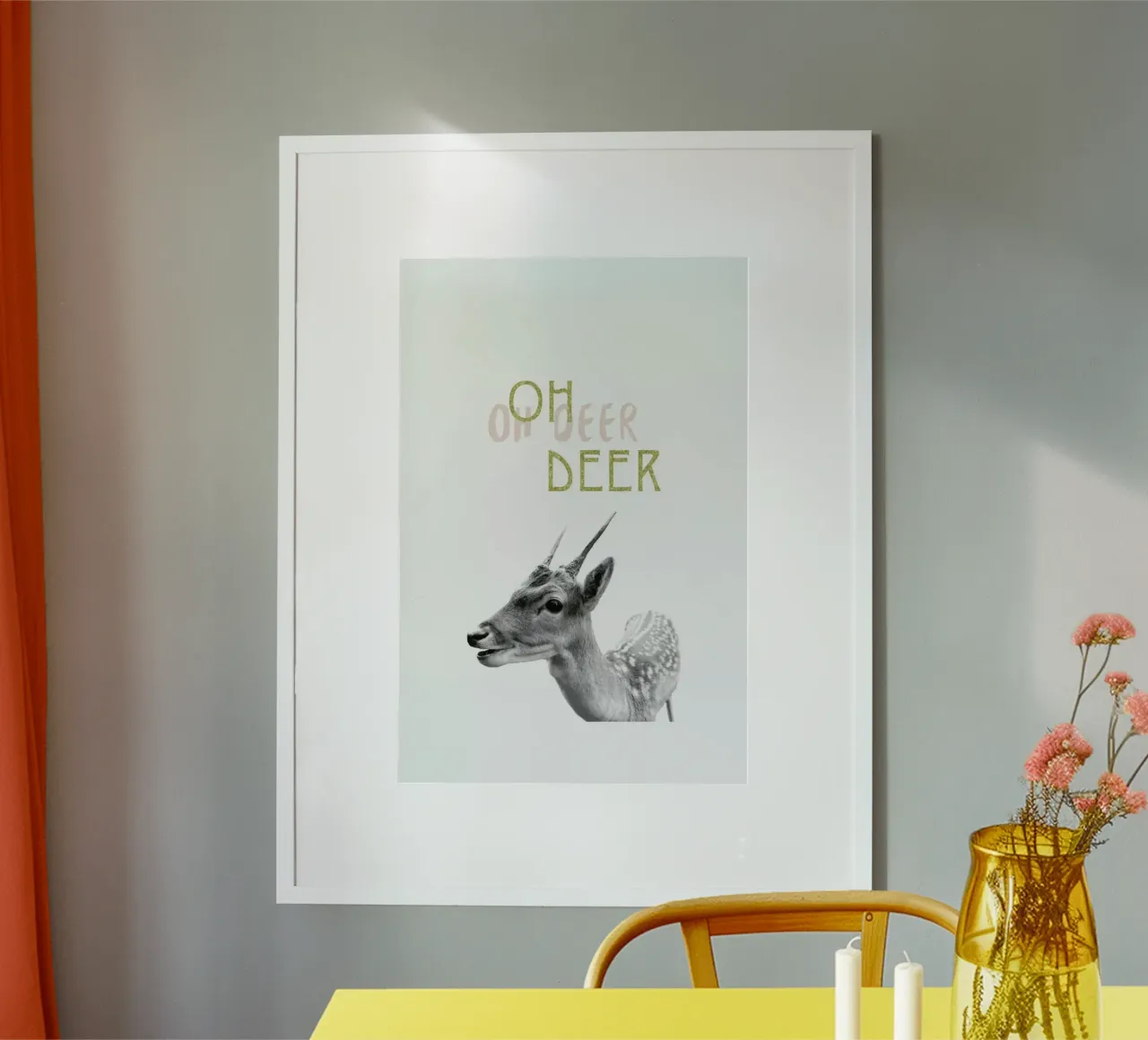Oh Deer poster da Sabrina Ziegenhorn