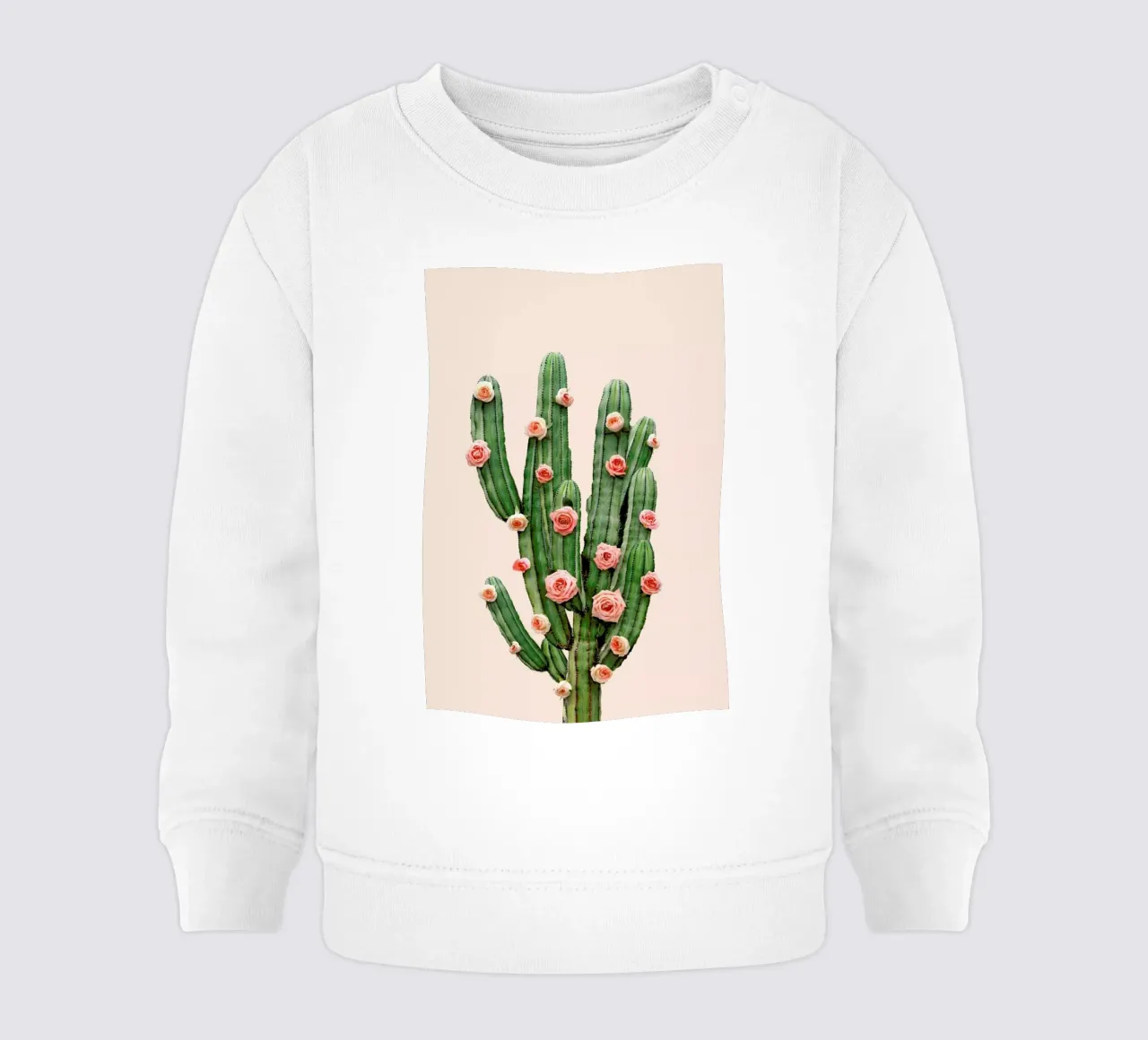 Cactus Roses felpa neonato da Paul Fuentes Design