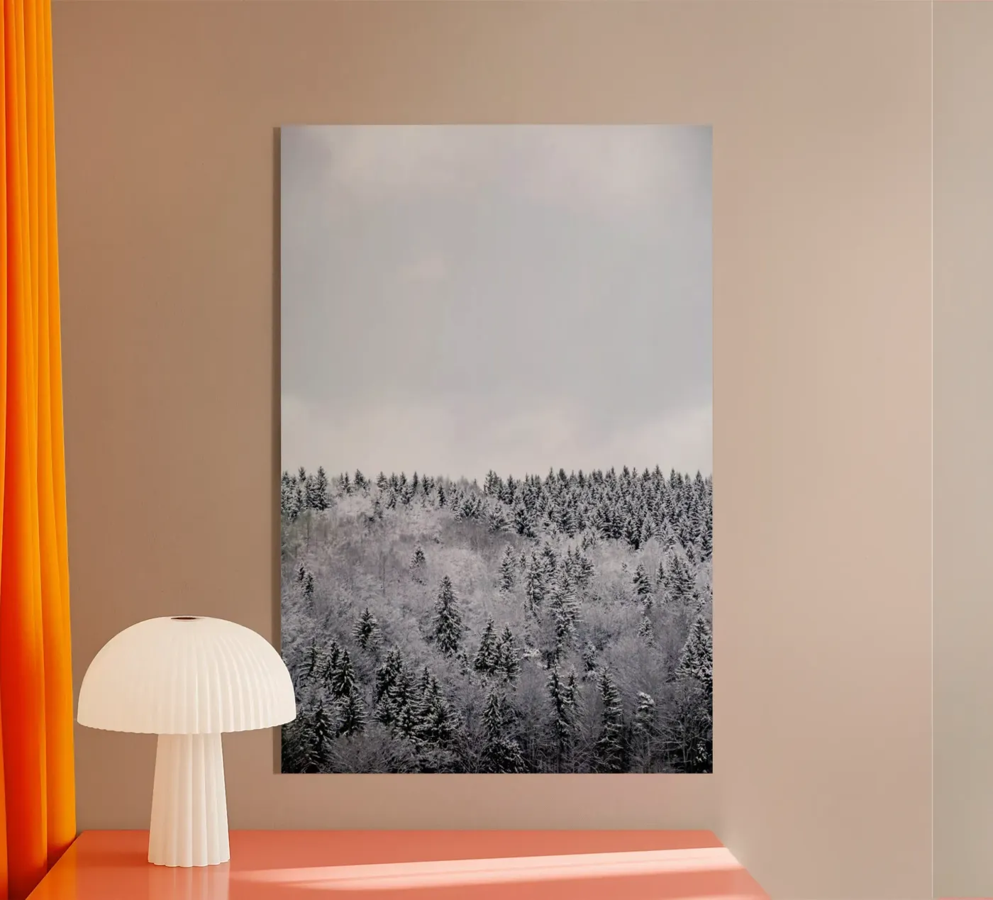 White Winter Forest plexiglas de Studio Nahili