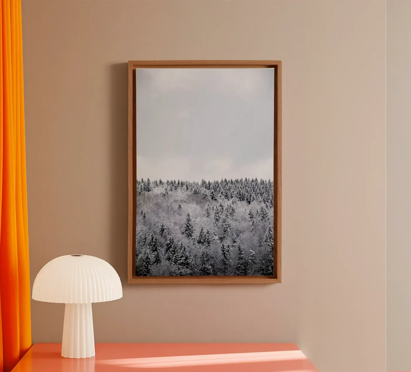 White Winter Forest tela da Studio Nahili
