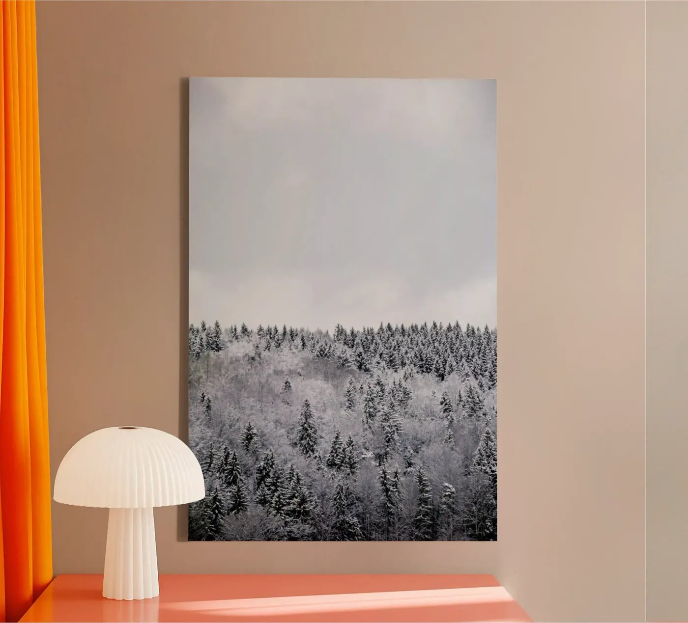 White Winter Forest tela da Studio Nahili