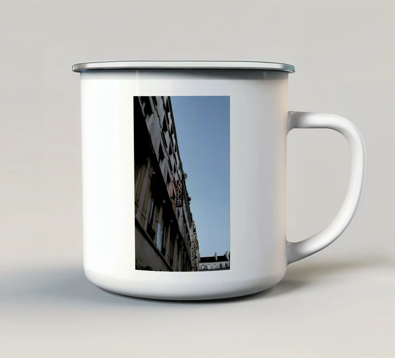 Amour Toujours tazza in smalto da NET Talents GmbH