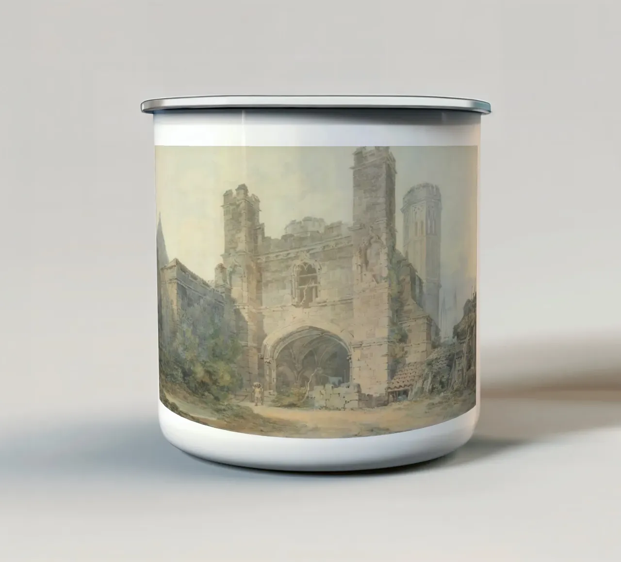 William Turner - Sint-Augustinuspoort, Canterbury emaille mok van Timeless Artworks