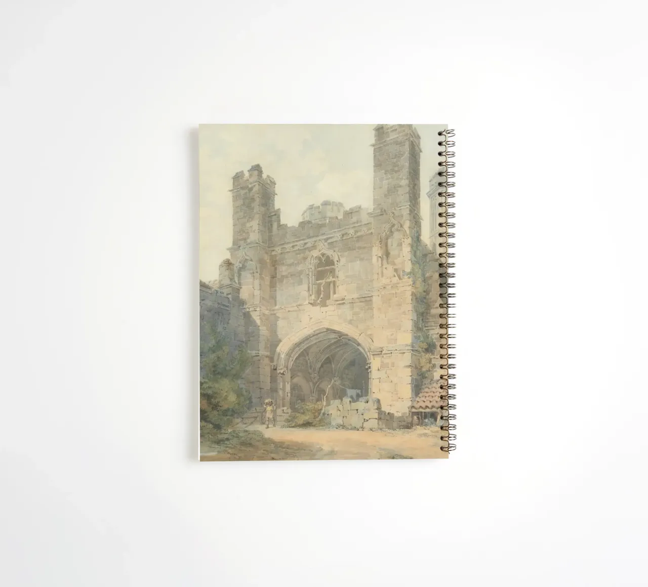 William Turner - Saint Augustine's Gate, Canterbury spiral notebook by Timeless Artworks