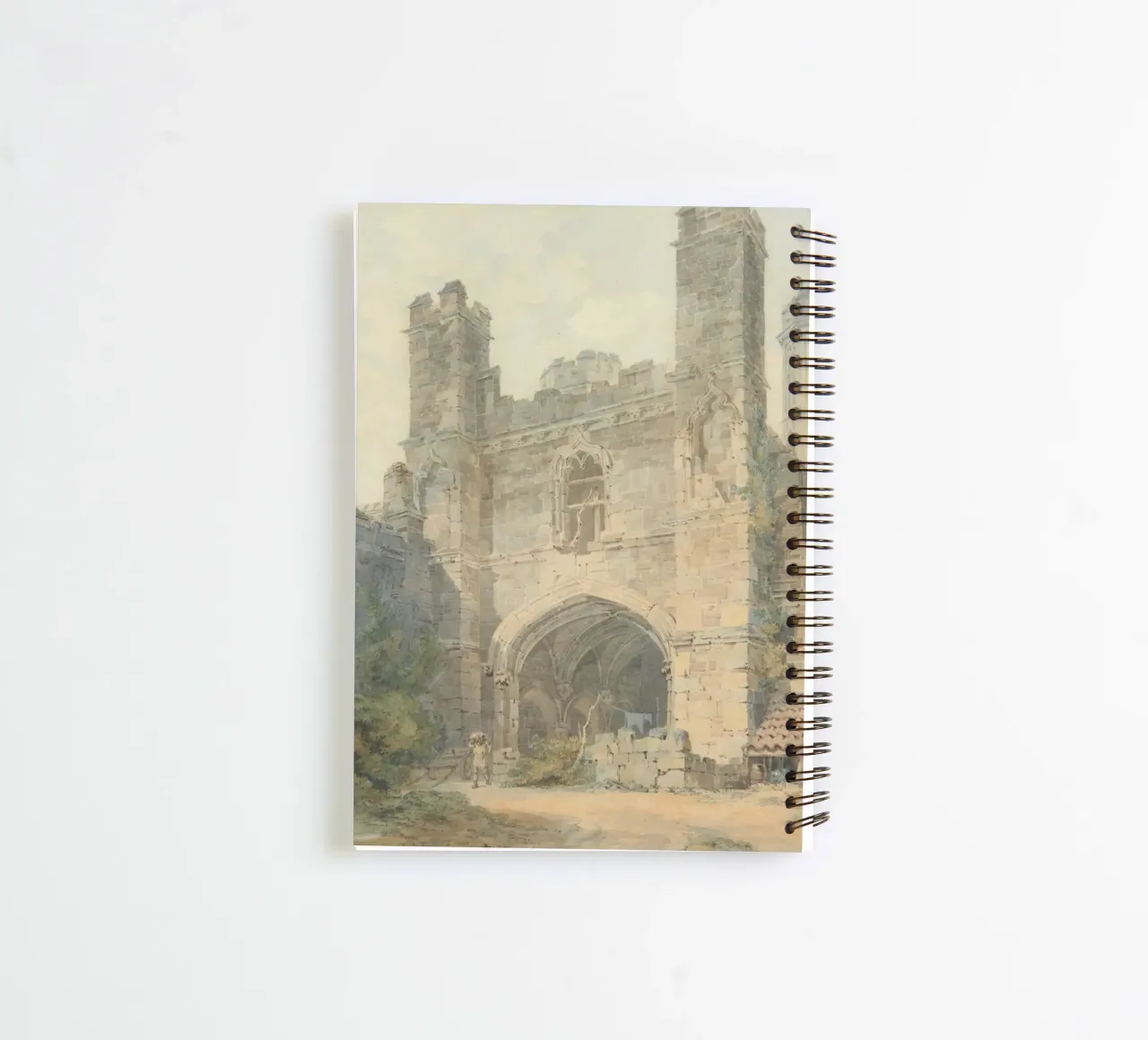 William Turner - Saint Augustine's Gate, Canterbury spiral notebook by Timeless Artworks
