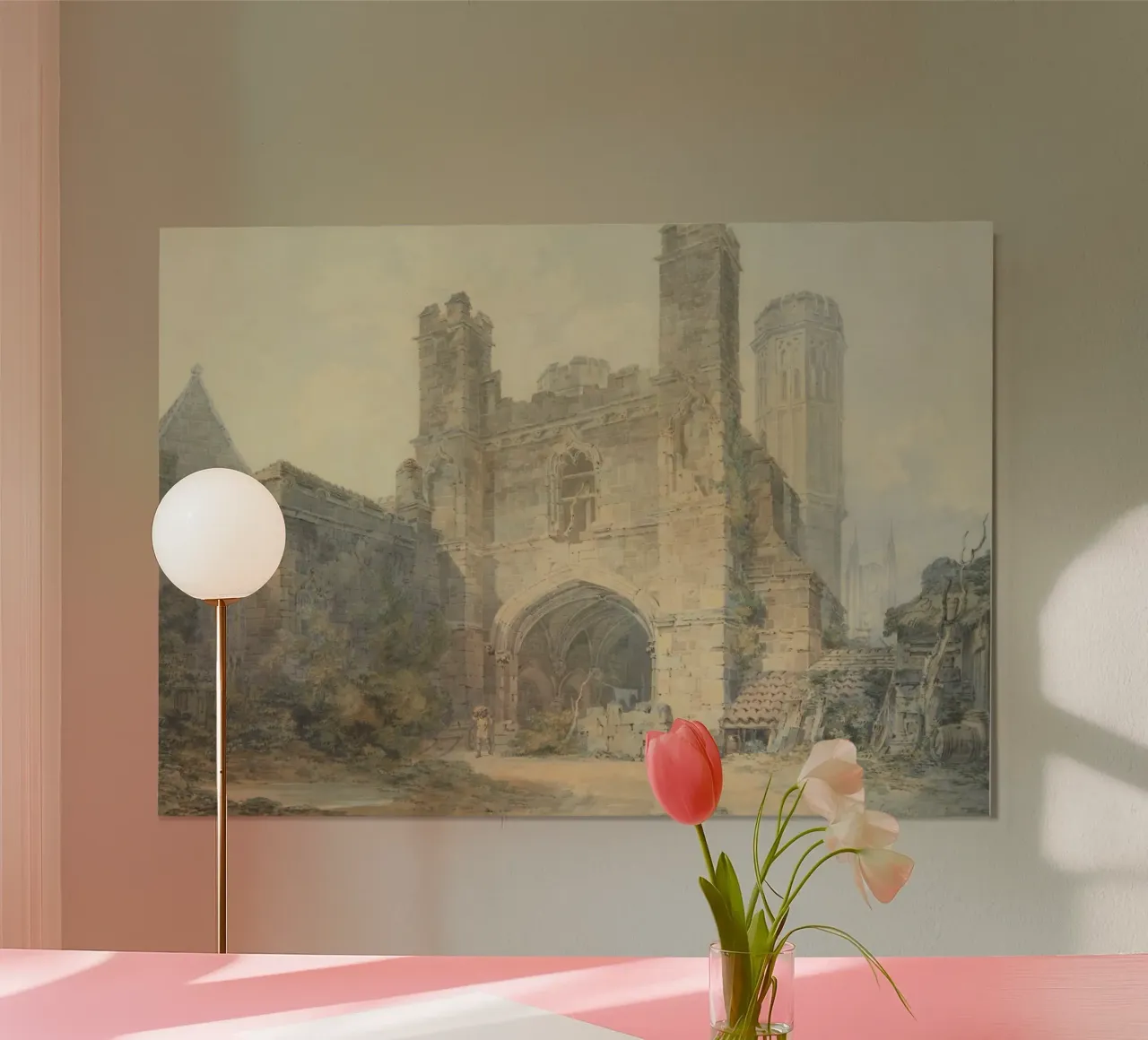 William Turner - Augustinus-Tor, Canterbury Poster von Timeless Artworks