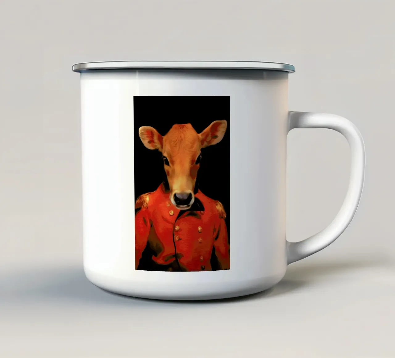 Marty Moo tazza in smalto da Tein Lucasson