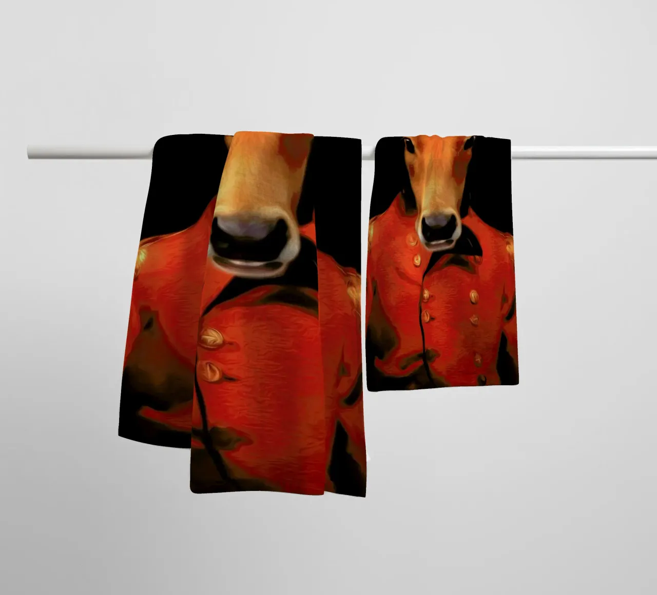 Marty Moo asciugamano da bagno da Tein Lucasson