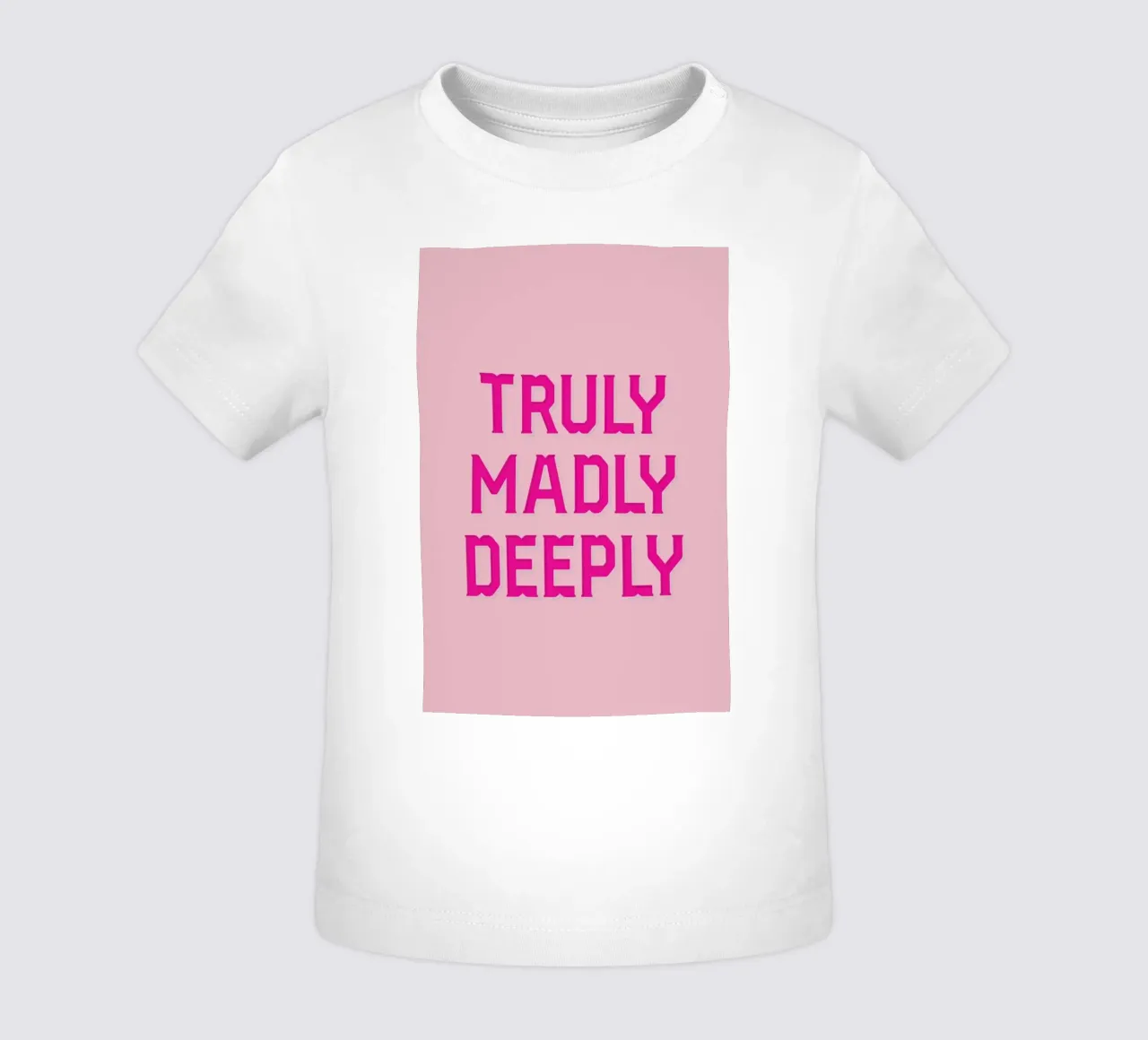 Truly Madly maglietta neonato da Honeymoon Hotel