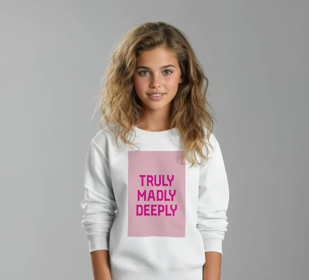 Truly Madly felpa bambino da Honeymoon Hotel