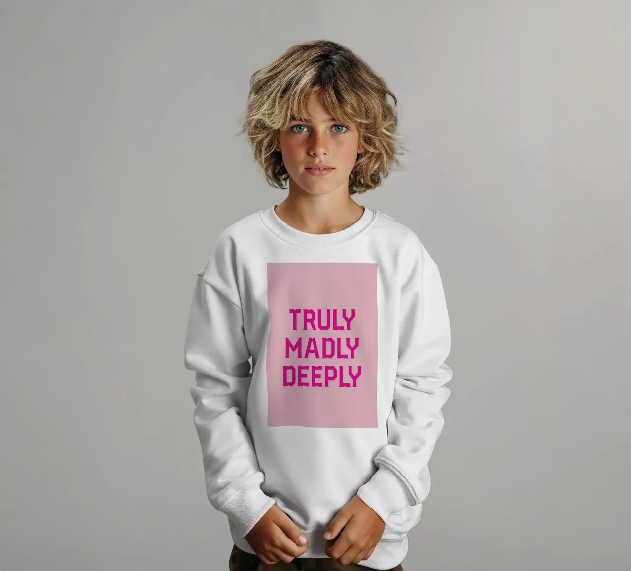 Truly Madly felpa bambino da Honeymoon Hotel