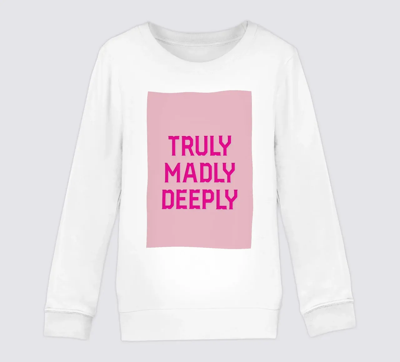 Truly Madly felpa bambino da Honeymoon Hotel
