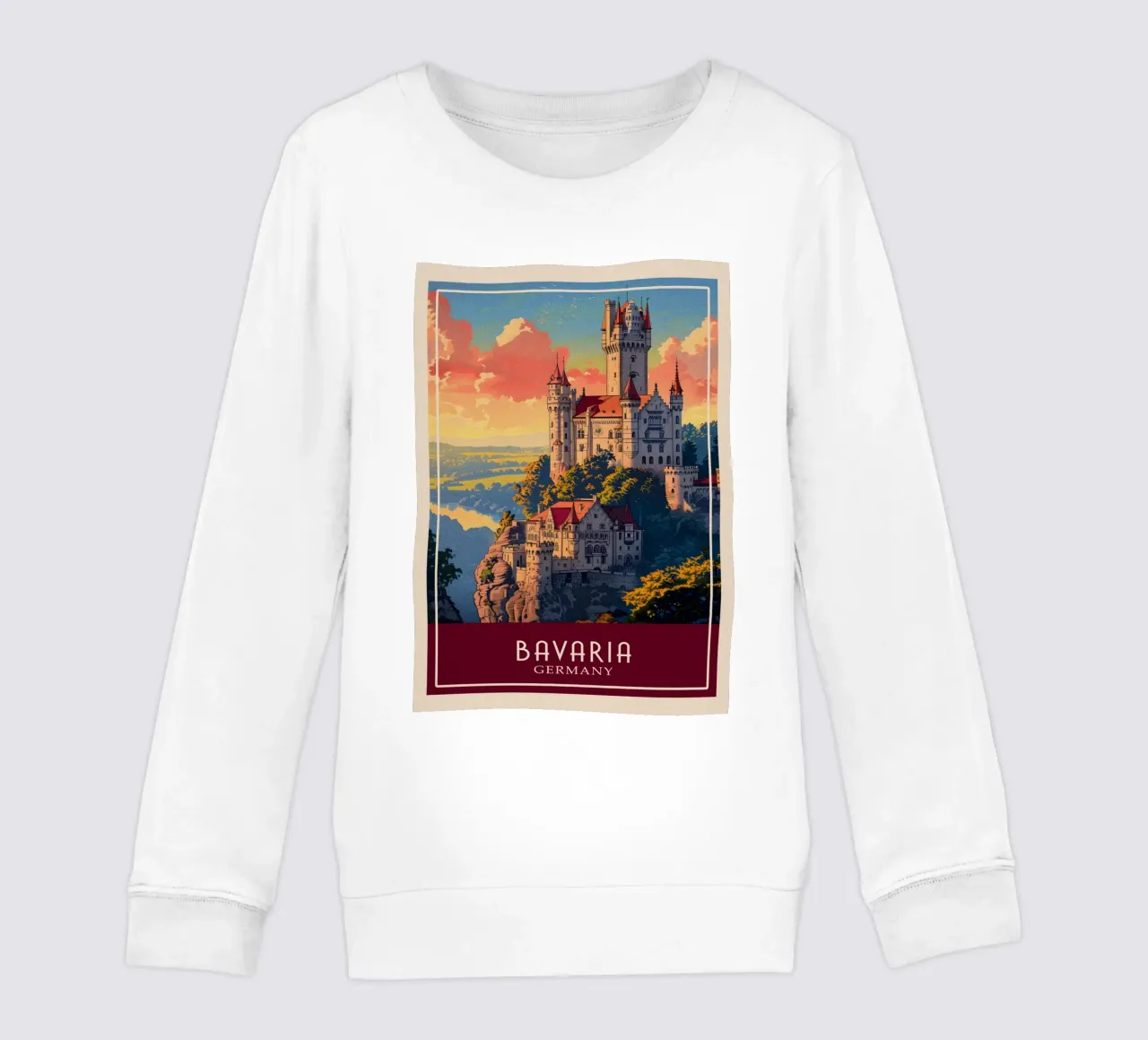 Bavaria Germany kids sweatshirt by Travelstudio