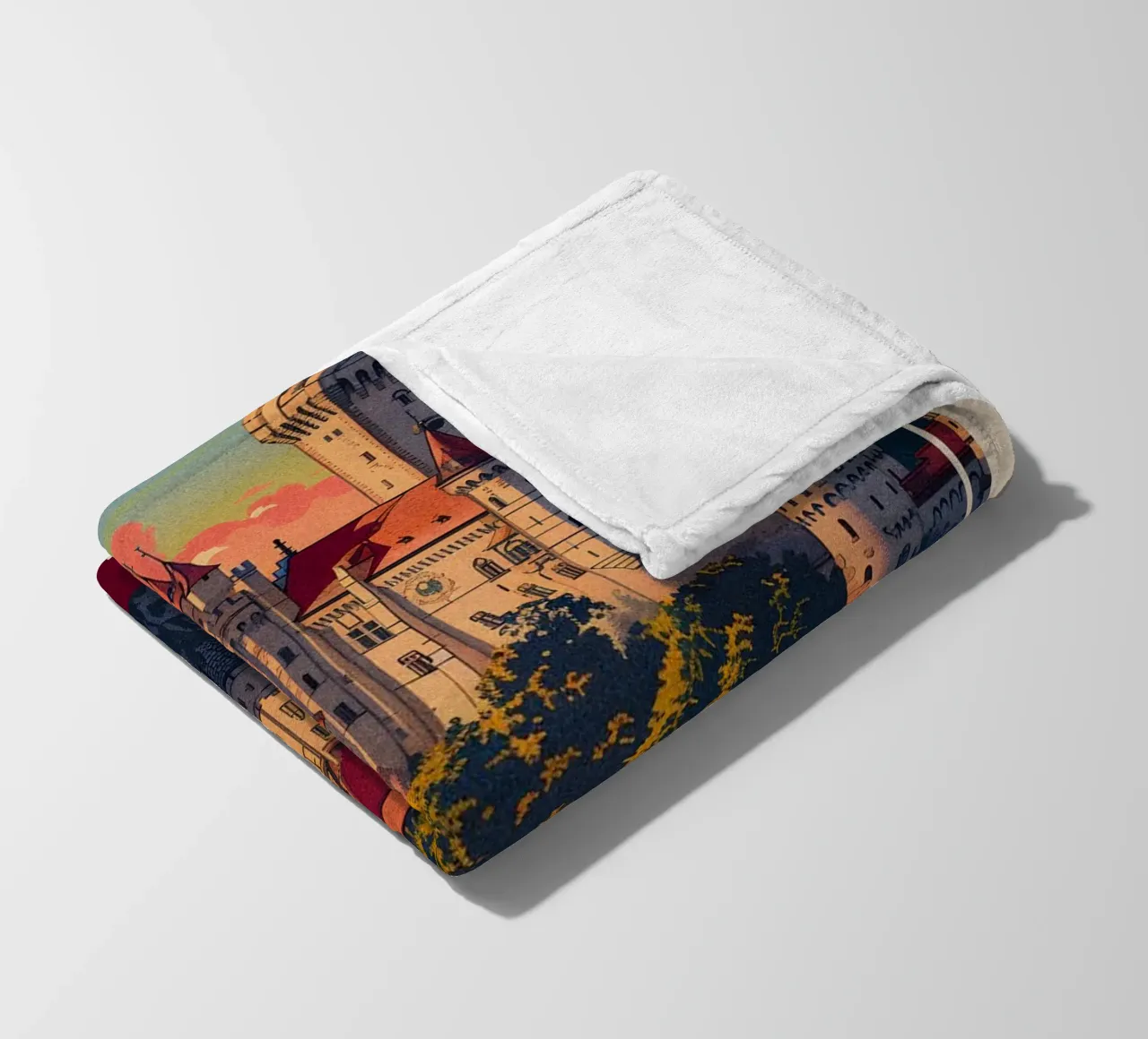 Bavaria Germany fleece blanket by Travelstudio