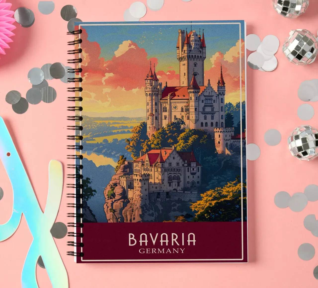 Bavaria Germany spiral notebook by Travelstudio