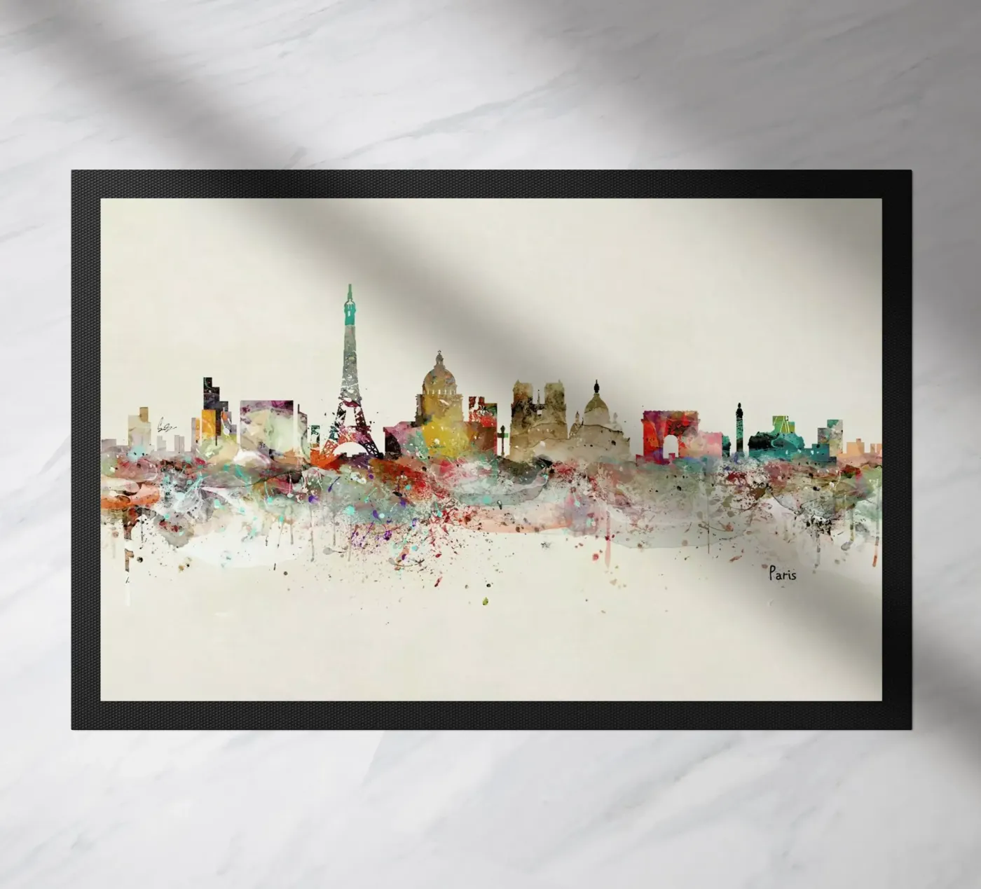 Paris doormat by Brian Buckley