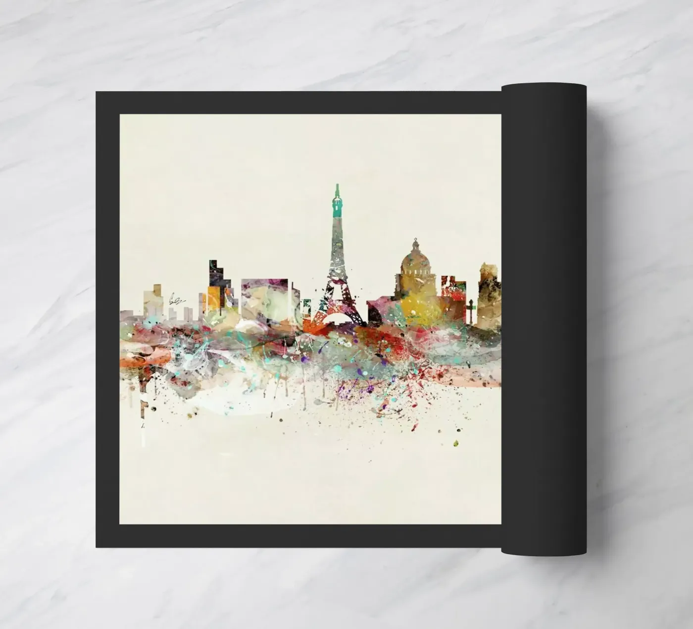 Paris doormat by Brian Buckley