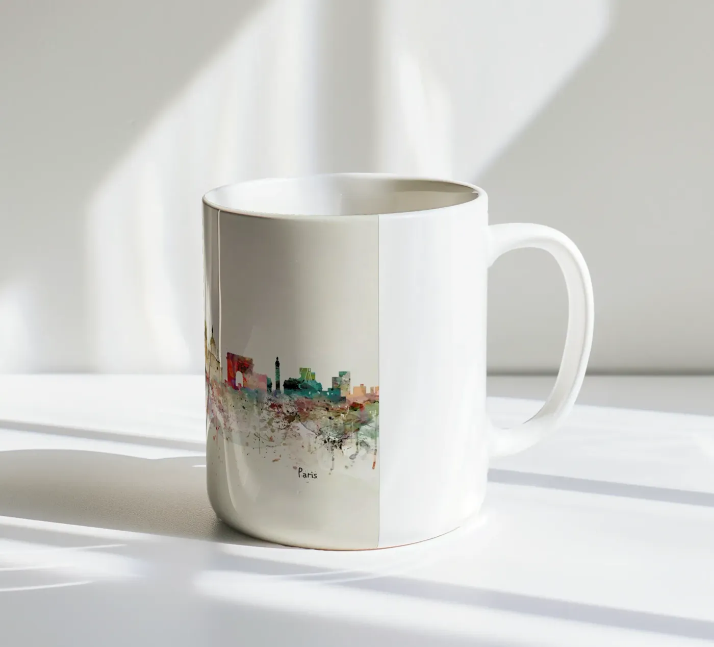 Paris ceramic mug by Brian Buckley