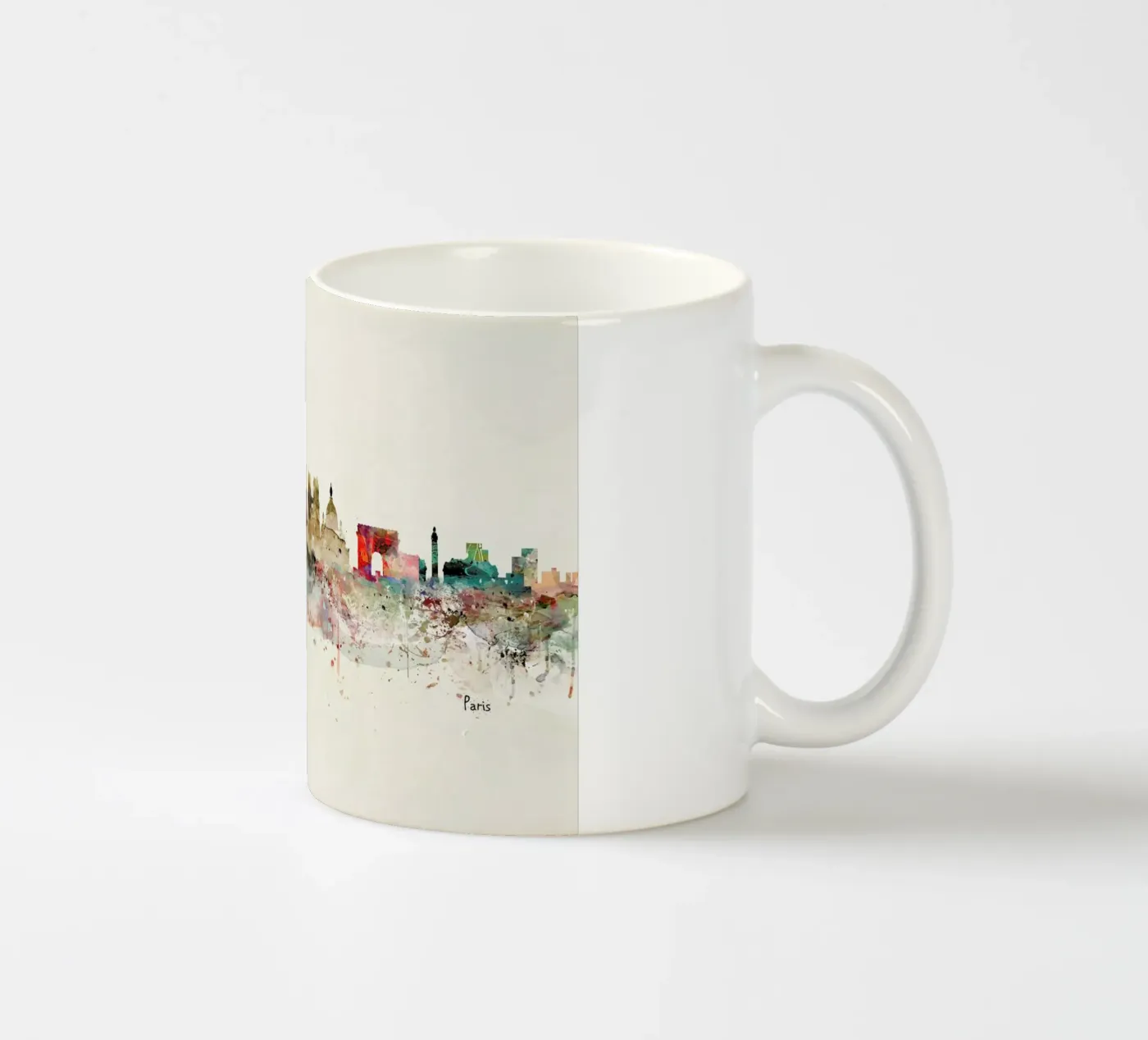 Paris ceramic mug by Brian Buckley