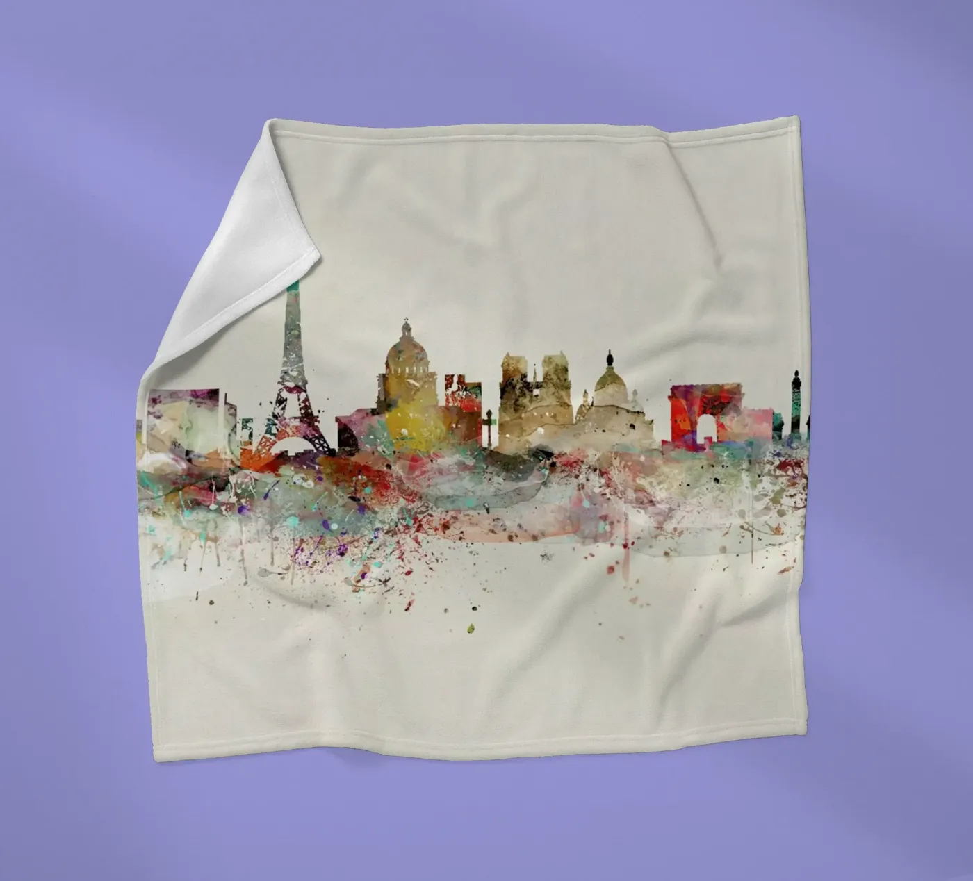 Paris Fleecedecke von Brian Buckley