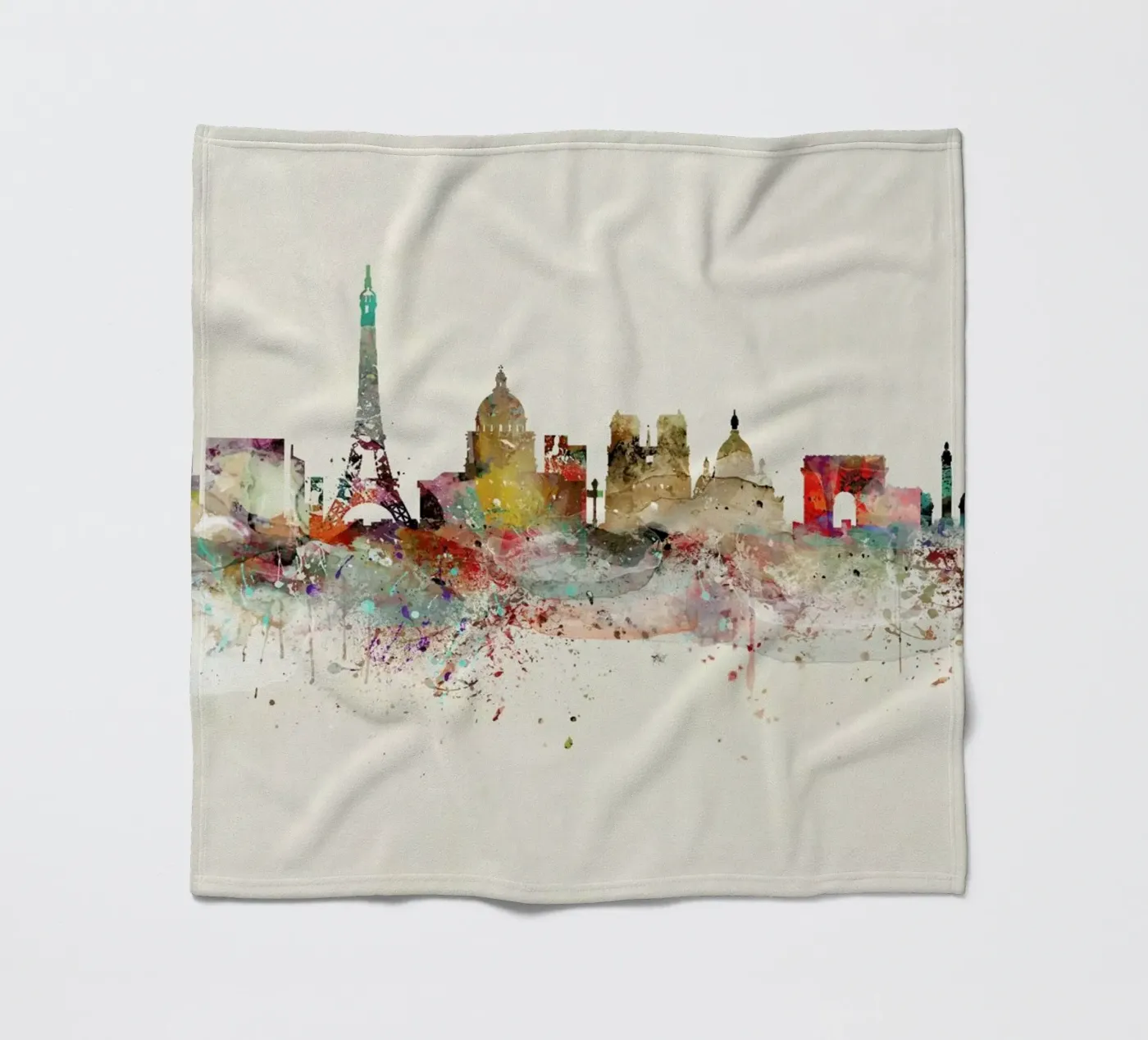 Paris Fleecedecke von Brian Buckley