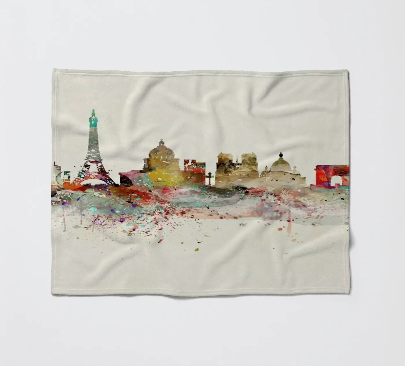 Paris Fleecedecke von Brian Buckley