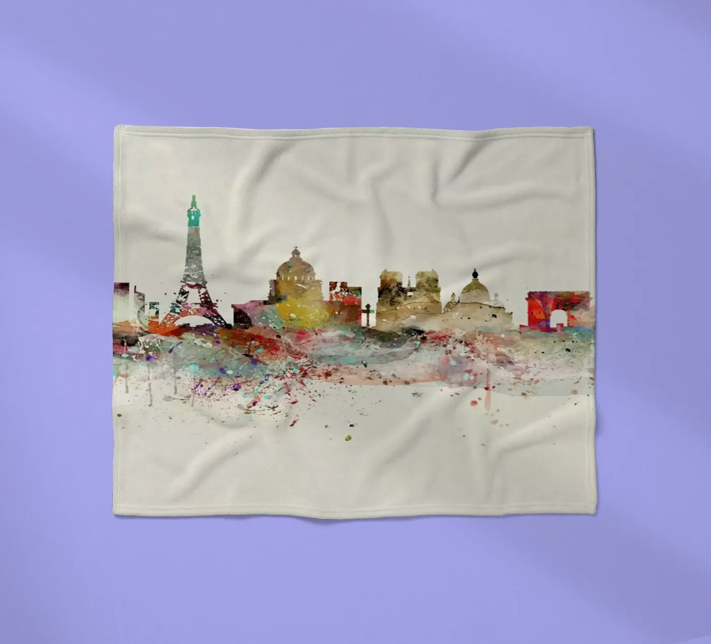 Paris Fleecedecke von Brian Buckley
