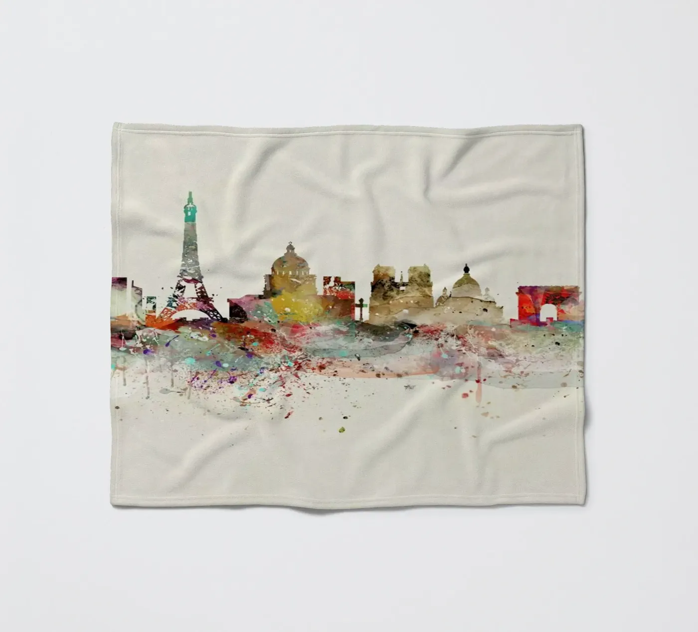 Paris Fleecedecke von Brian Buckley