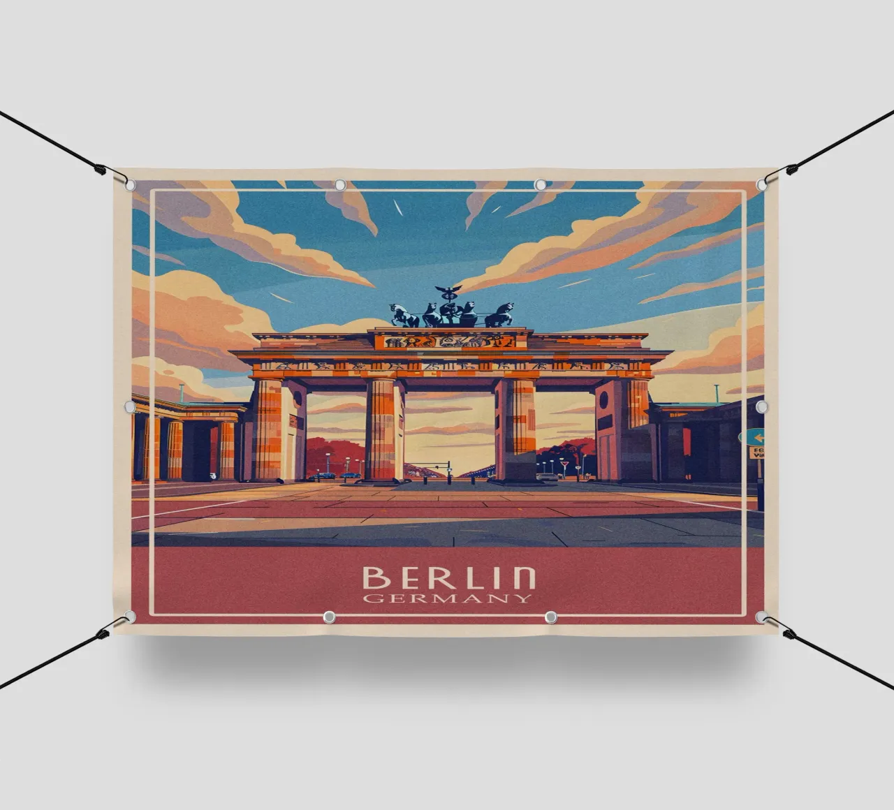 Berlin Germany telo in pvc da Travelstudio