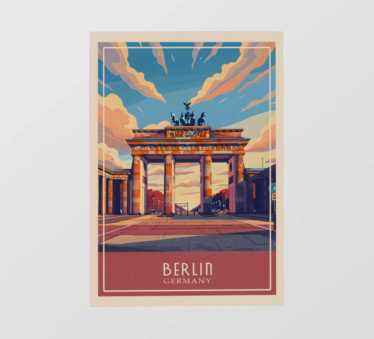 Berlin Germany telo in pvc da Travelstudio