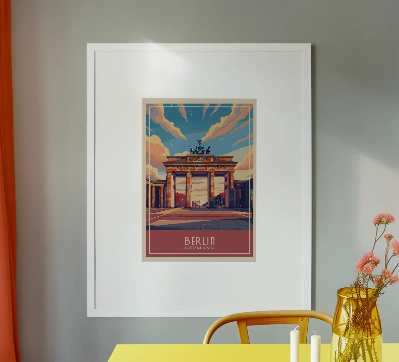 Berlin Germany poster by Travelstudio