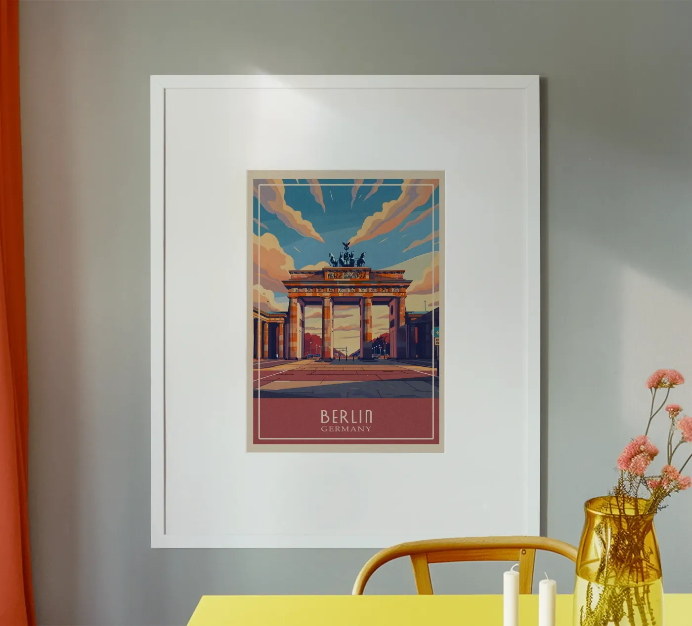 Berlin Germany poster da Travelstudio