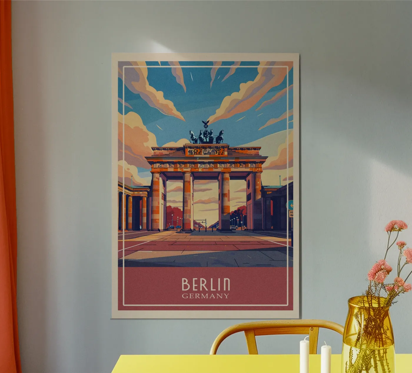 Berlin Germany poster da Travelstudio