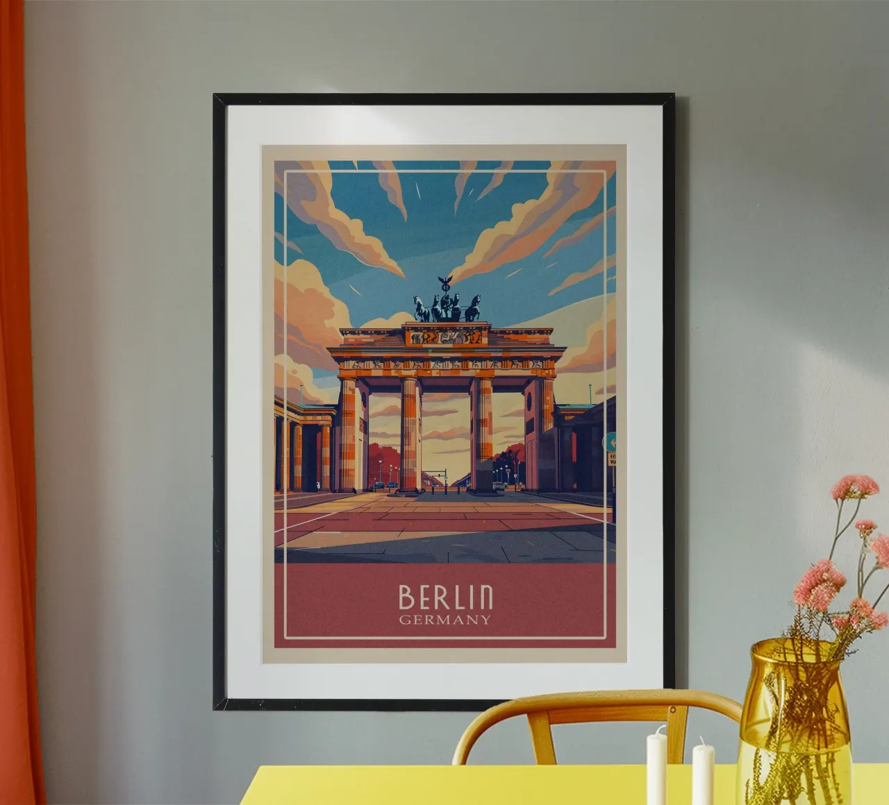 Berlin Germany poster by Travelstudio