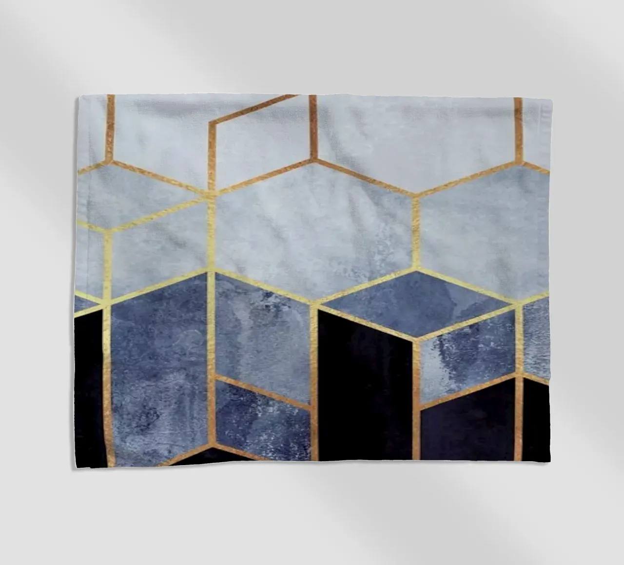 Soft Blue Hexagon telo mare da Elisabeth Fredriksson