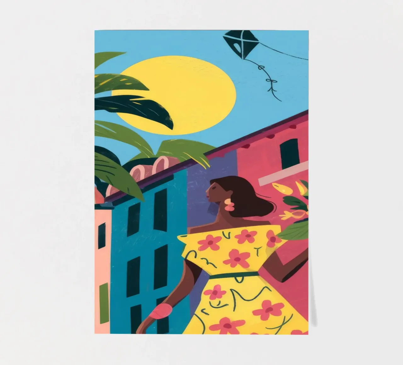Passeggiata crepuscolare dorata foglio adesivo da Prism Palette