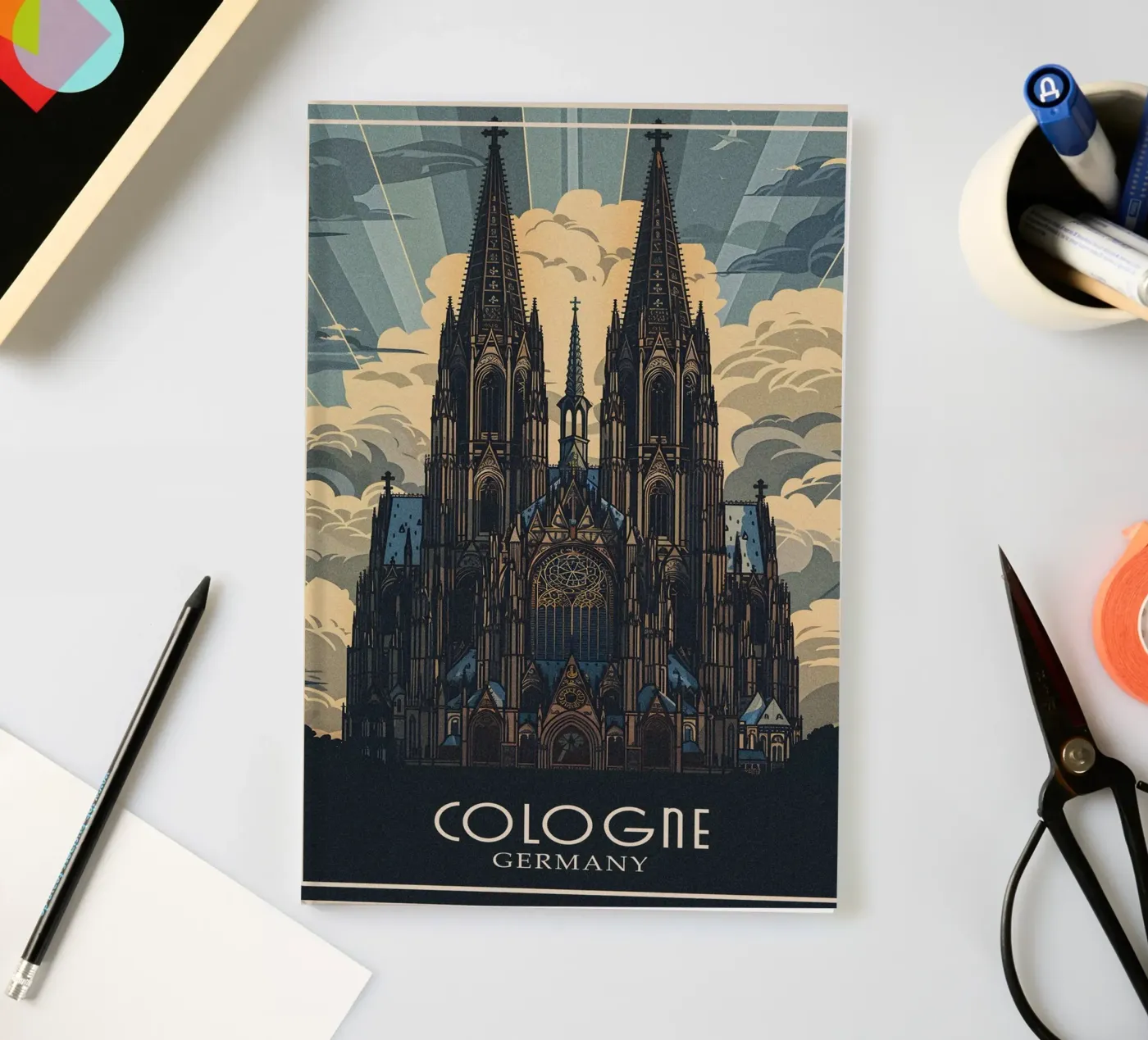 Cologne Germany notebook by Travelstudio